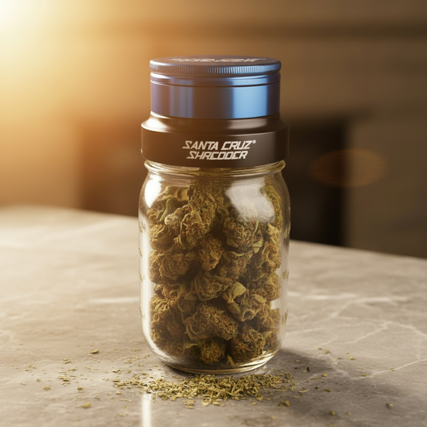 クリステンセン Mason Jar Herb Grinder Adapter™ for 3pc and 4pc Shredders - Santa