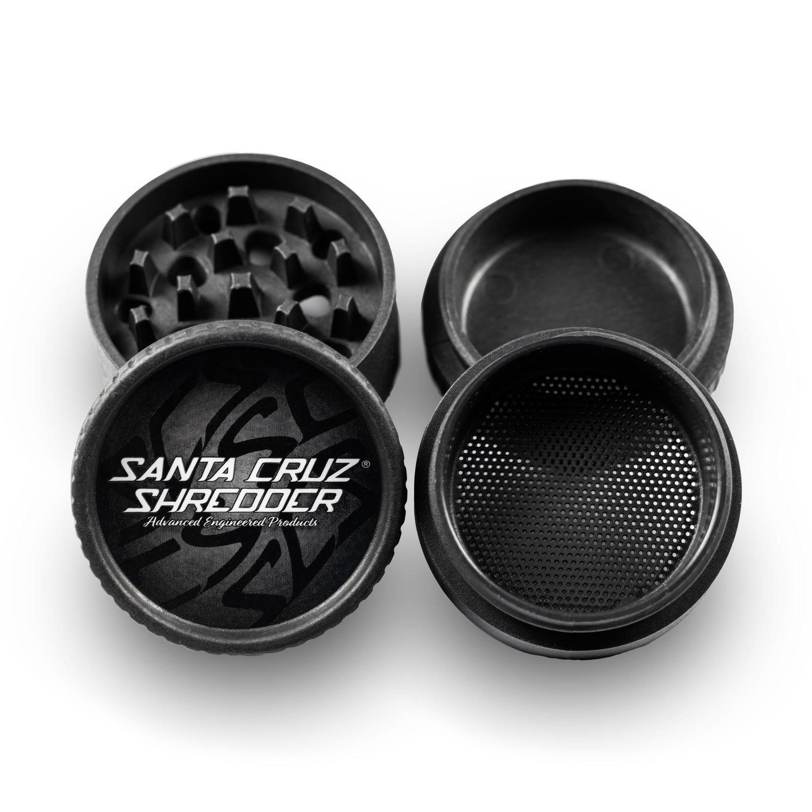 Hemp 4 Piece Grinders - Santa Cruz Shredder Retail