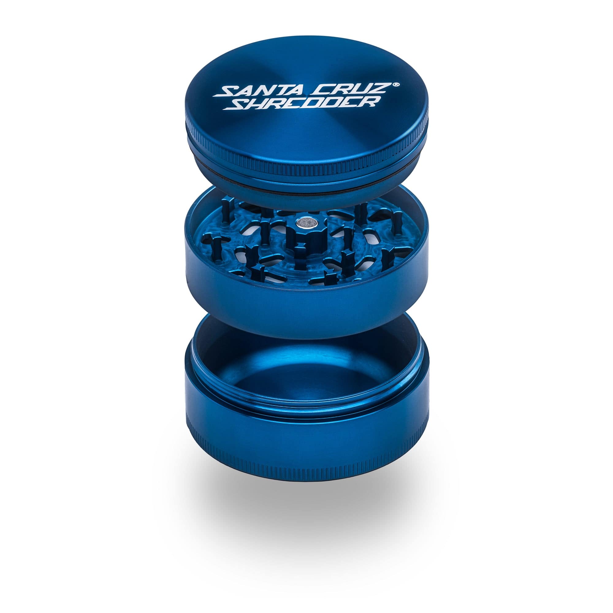 Aluminum 3 Piece Large Herb Grinders - Santa Cruz Shredder Retail Aluminum 3 Piece Large Herb Grinders - Santa Cruz Shredder Retail