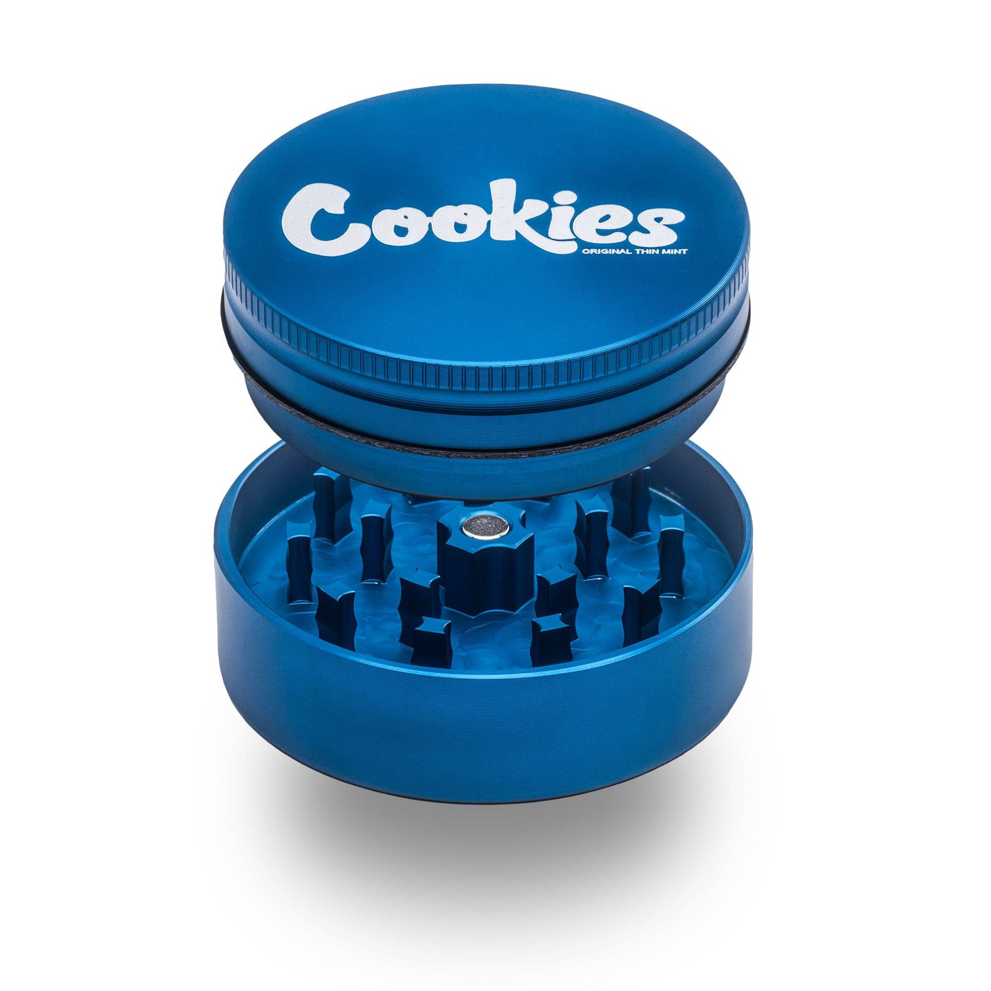 tobacco grinders Hand Crank Herb Grinder With Drawer: Magnetic Lid Spice Crusher Used by health professionals Lucky Lord Spice Herb Tobacco