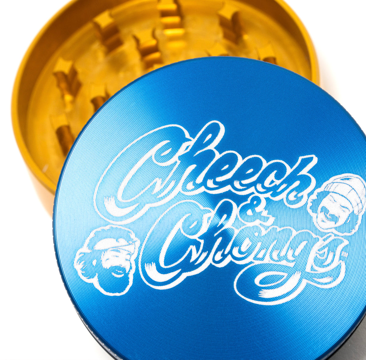 Cheech and Chongs Aluminum 2 Piece Medium Herb Grinder