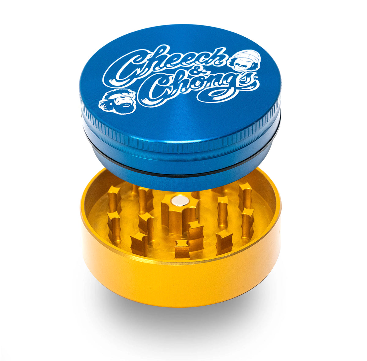 Cheech and Chongs Aluminum 2 Piece Medium Herb Grinder