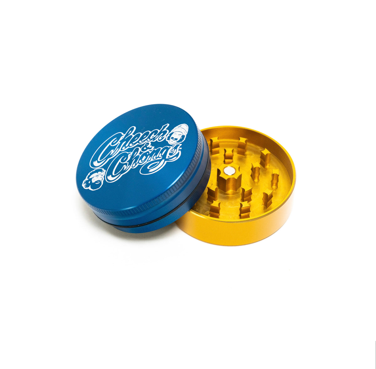 Cheech and Chongs Aluminum 2 Piece Medium Herb Grinder