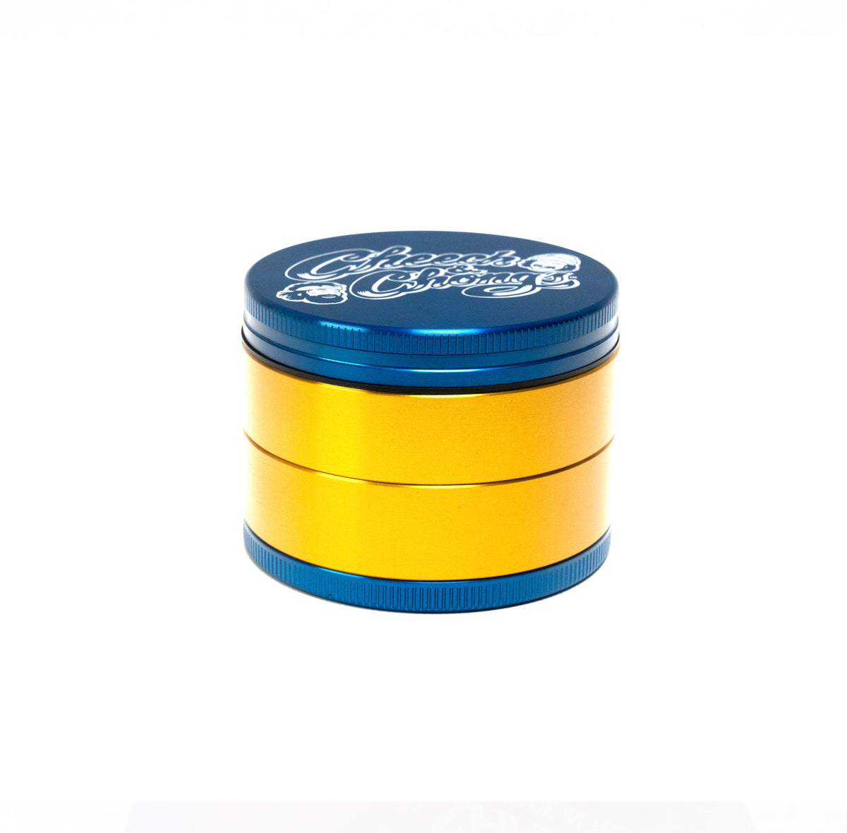 Cheech and Chongs Aluminum 4 Piece Large Herb Grinders