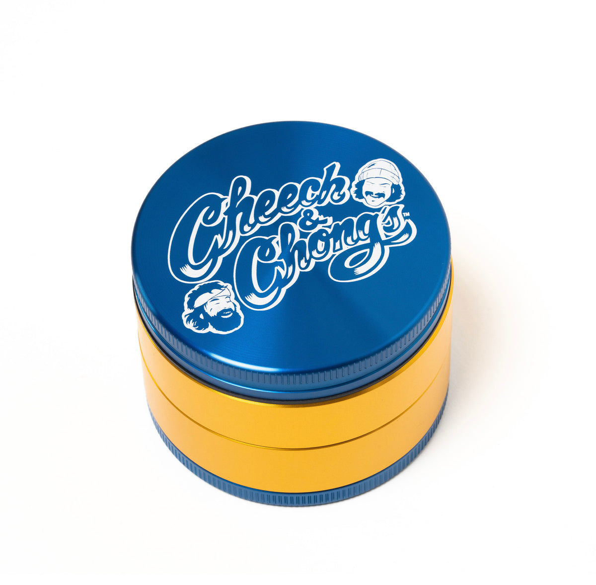 Cheech and Chongs Aluminum 4 Piece Medium Herb Grinders