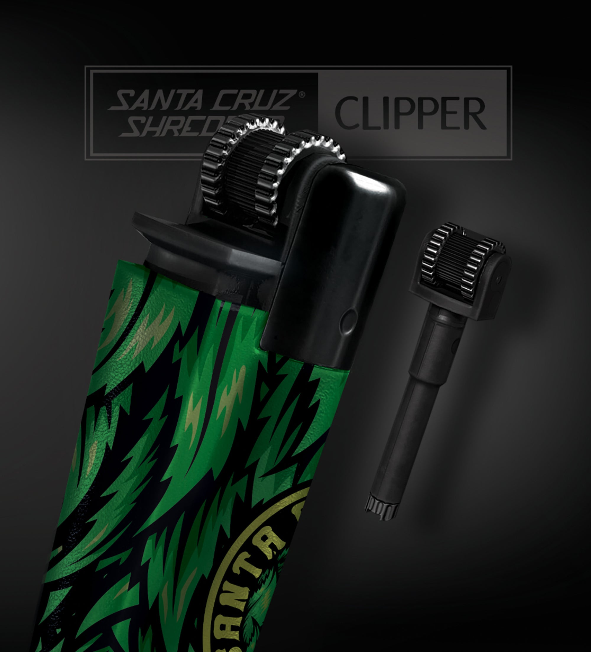 SCS Clipper Lighters - Santa Cruz Shredder Retail