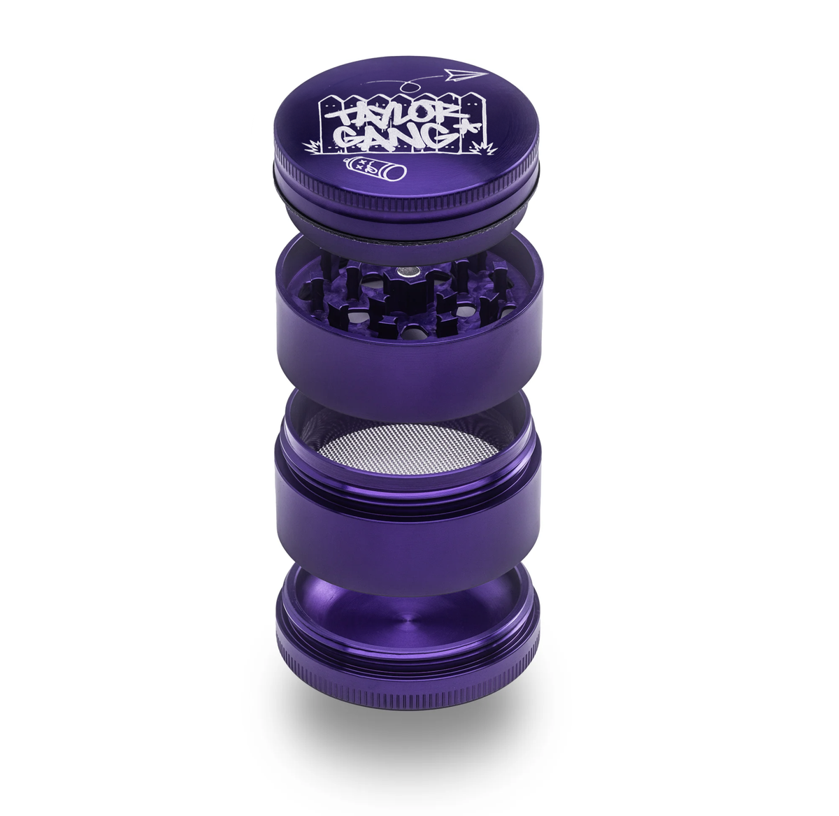 Aluminum 4 Piece Medium "TGOD" Grinders - Santa Cruz Shredder Retail