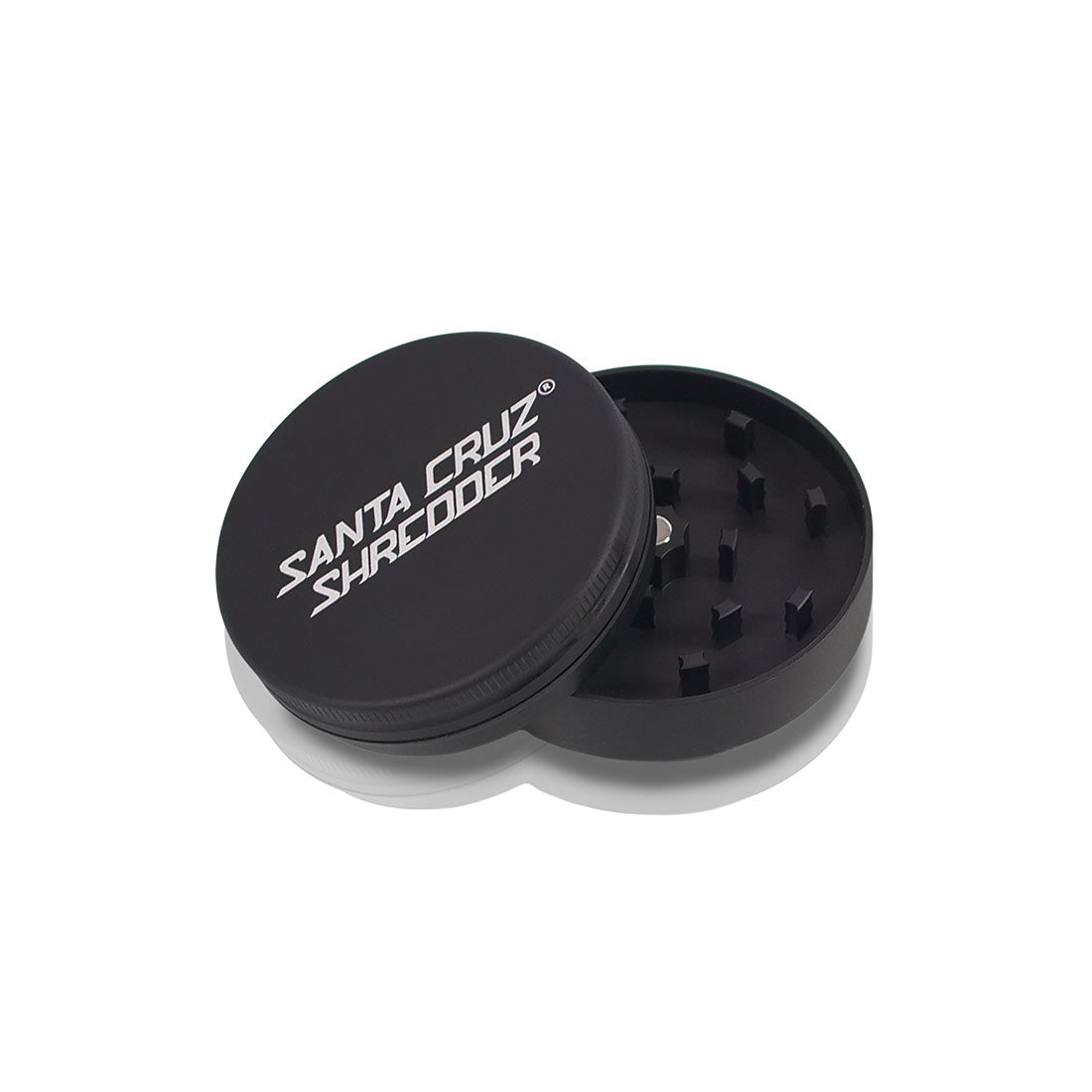 Aluminum 2 Piece Large Herb Grinders - Santa Cruz Shredder Retail
