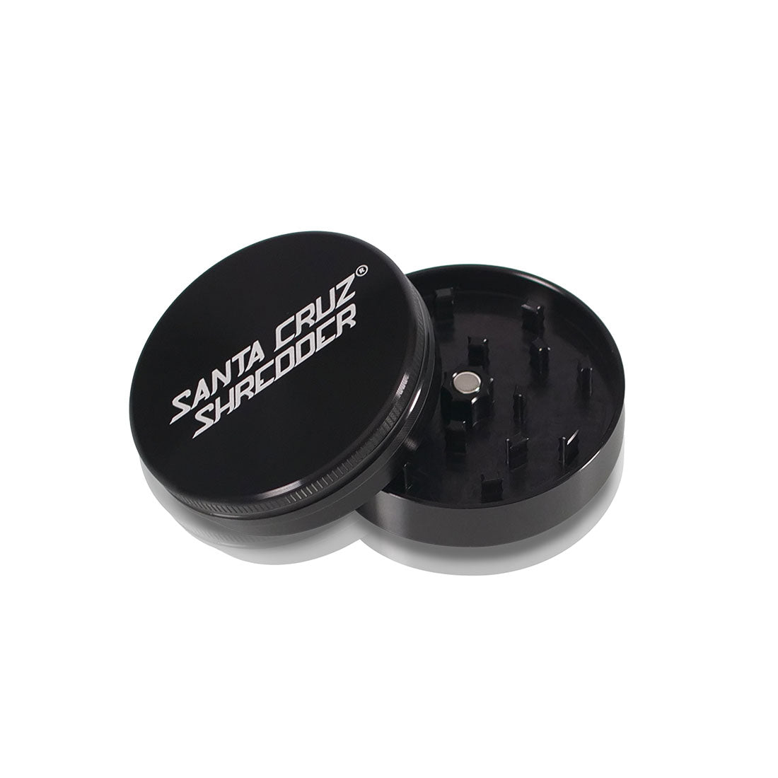 Aluminum 2 Piece Large Herb Grinders - Santa Cruz Shredder Retail