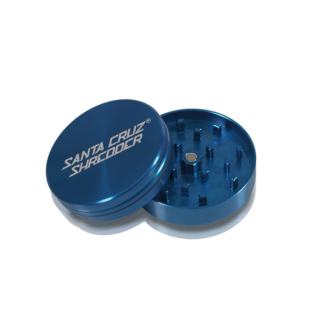 Aluminum 2 Piece Large Herb Grinders - Santa Cruz Shredder Retail