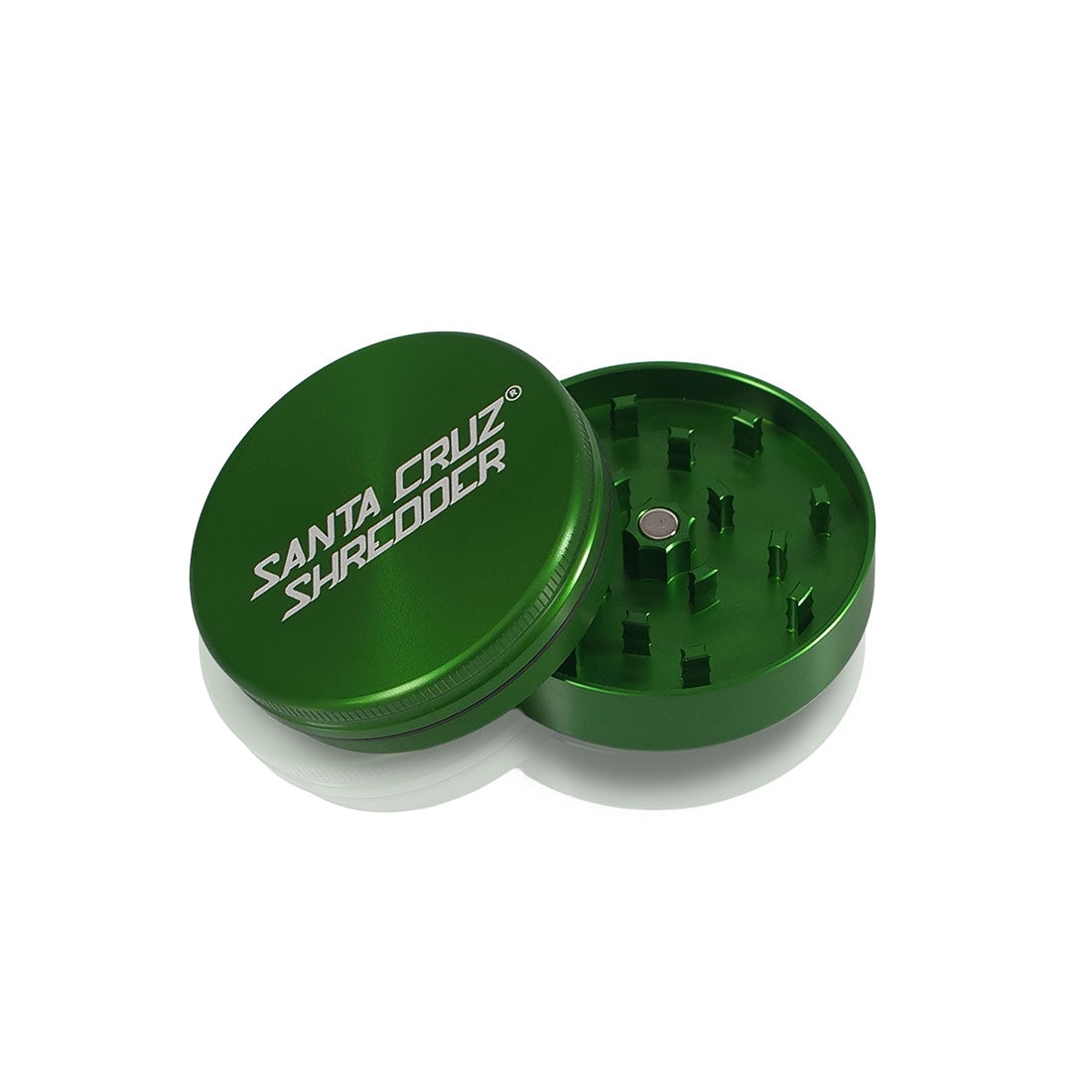Aluminum 2 Piece Large Herb Grinders - Santa Cruz Shredder Retail