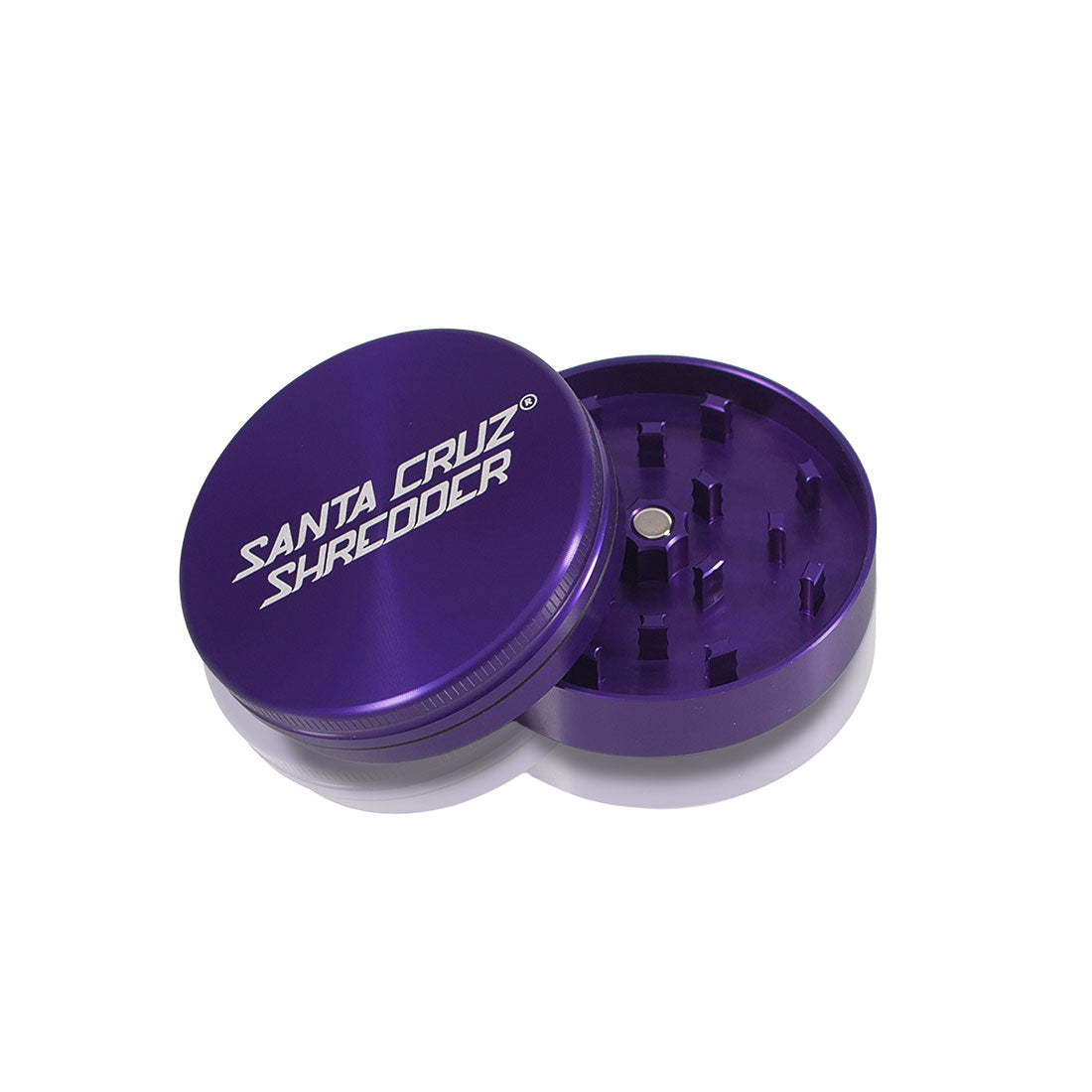 Aluminum 2 Piece Large Herb Grinders - Santa Cruz Shredder Retail