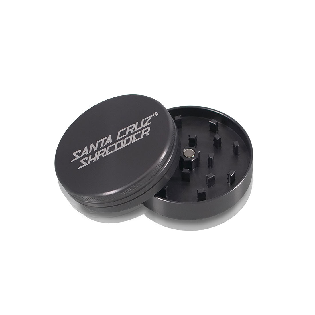 Aluminum 2 Piece Large Herb Grinders - Santa Cruz Shredder Retail