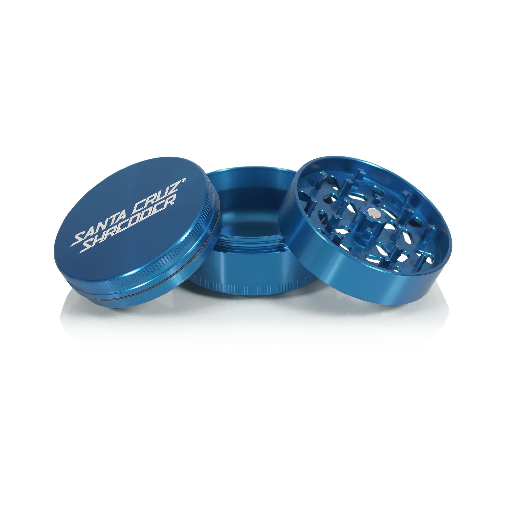 Aluminum 3 Piece Large Herb Grinders - Santa Cruz Shredder Retail Aluminum 3 Piece Large Herb Grinders - Santa Cruz Shredder Retail