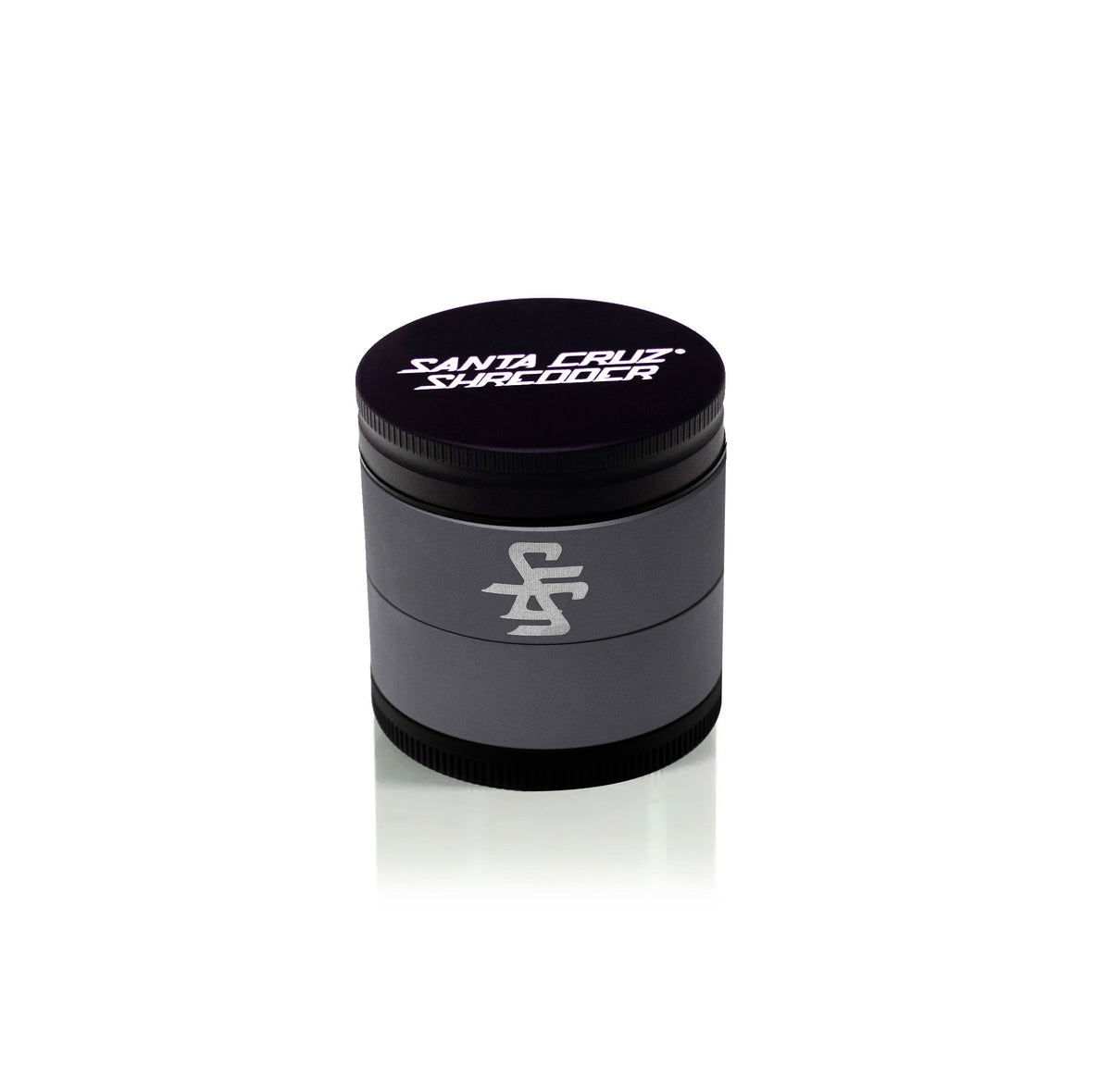 Aluminum 4 Piece SPLIT-SERIES Medium Herb Grinders - Santa Cruz Shredder Retail