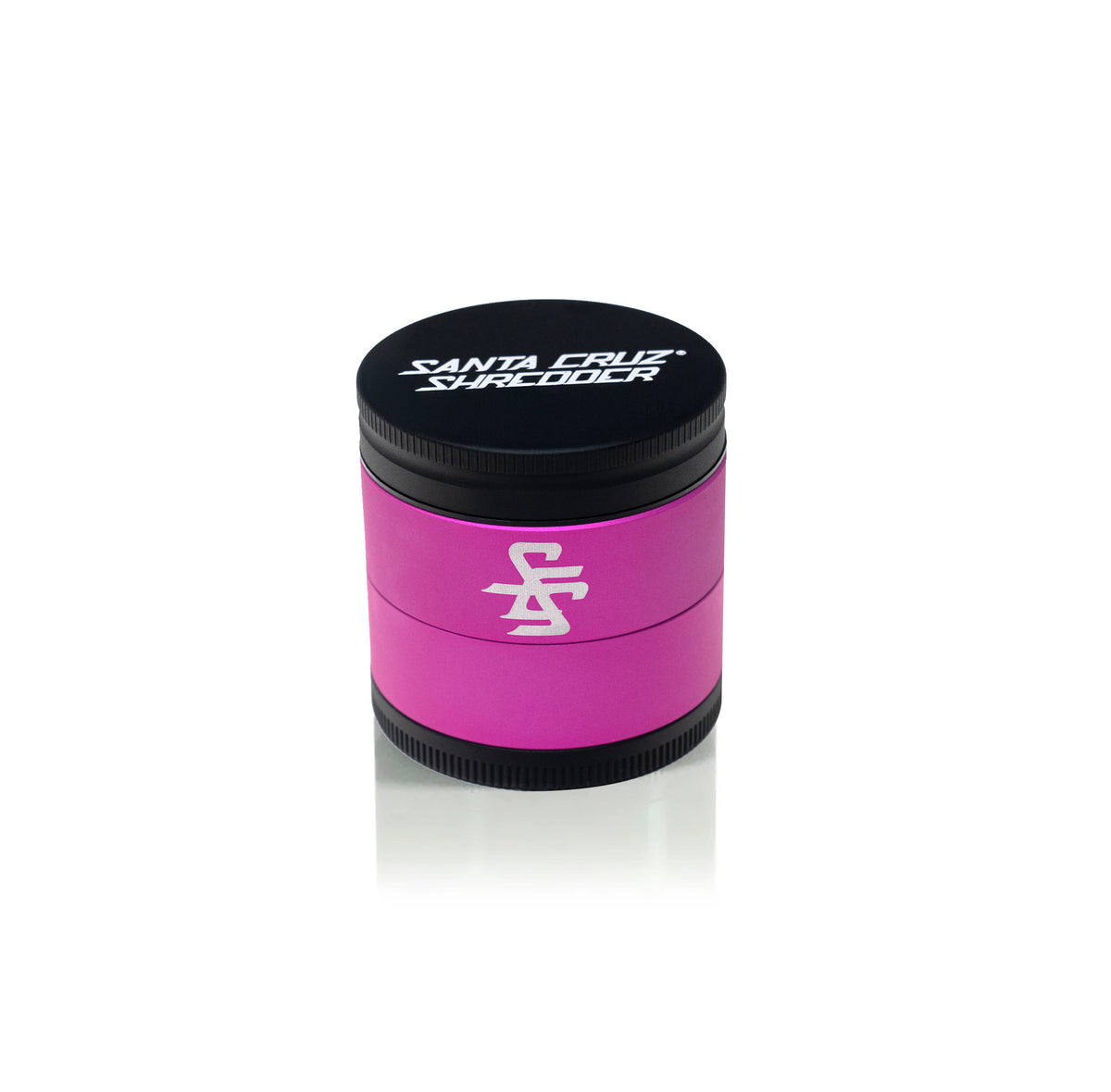 Aluminum 4 Piece SPLIT-SERIES Medium Herb Grinders - Santa Cruz Shredder Retail