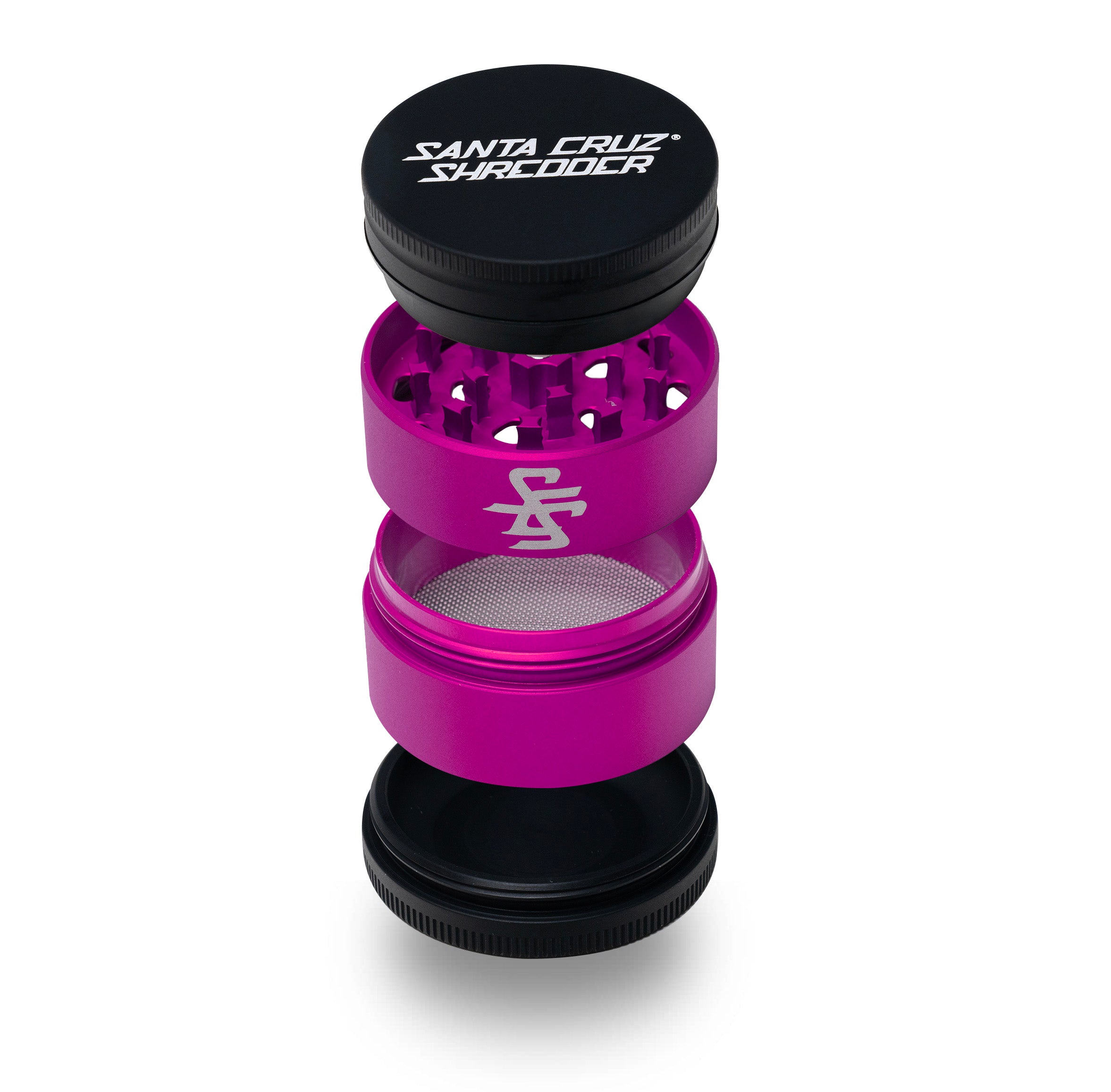 Aluminum 4 Piece SPLIT-SERIES Medium Herb Grinders - Santa Cruz