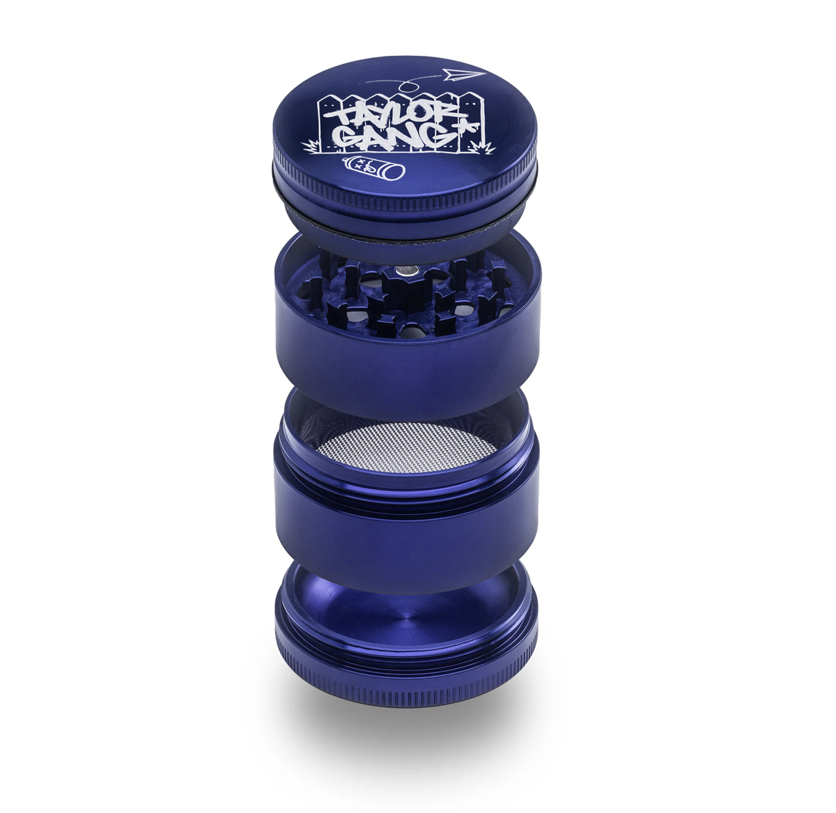 Aluminum 4 Piece Medium "TGOD" Grinders - Santa Cruz Shredder Retail