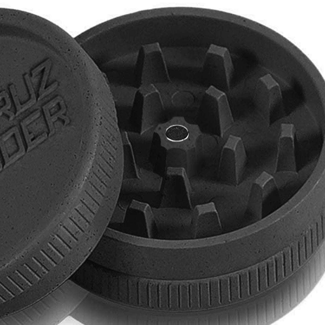 Hemp 2 Piece Large Herb Grinders with Rare Earth Magnets - Santa Cruz Shredder Retail