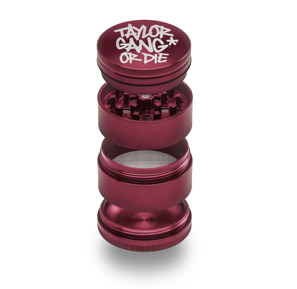 Aluminum 4 Piece Medium "TGOD" Grinders - Santa Cruz Shredder Retail