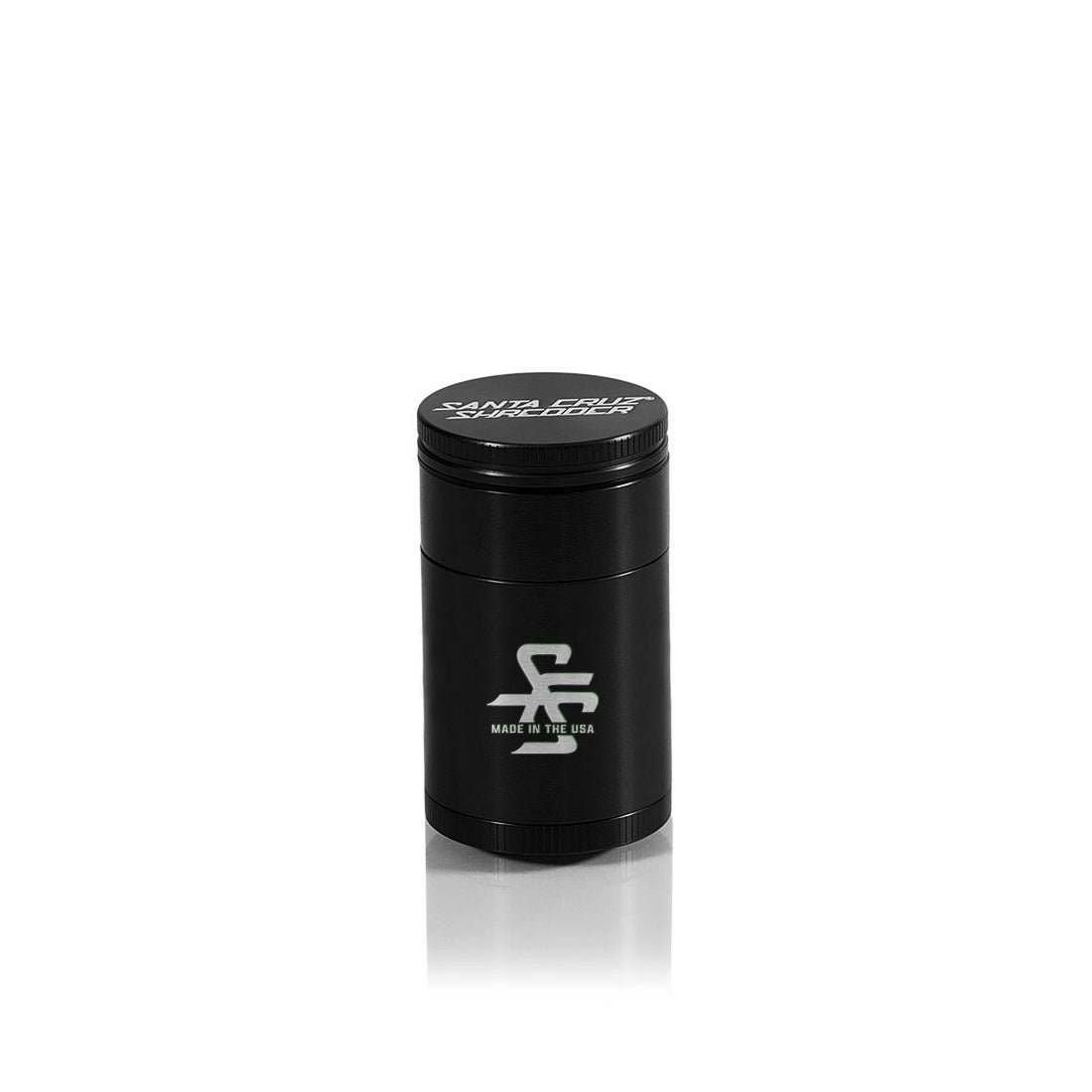 Aluminum 4 Piece Small Herb Grinders (TRAVELER) - Santa Cruz Shredder Retail