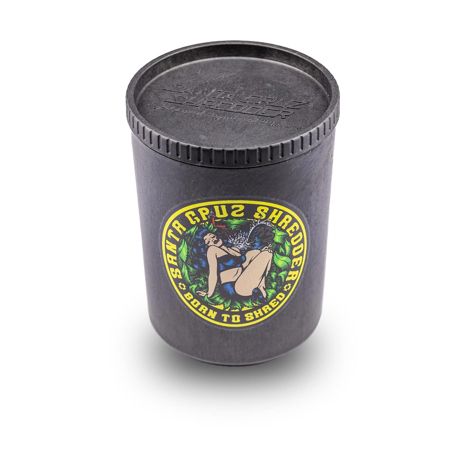 Hemp Stash Jar "Born To Shred" - Santa Cruz Shredder Retail