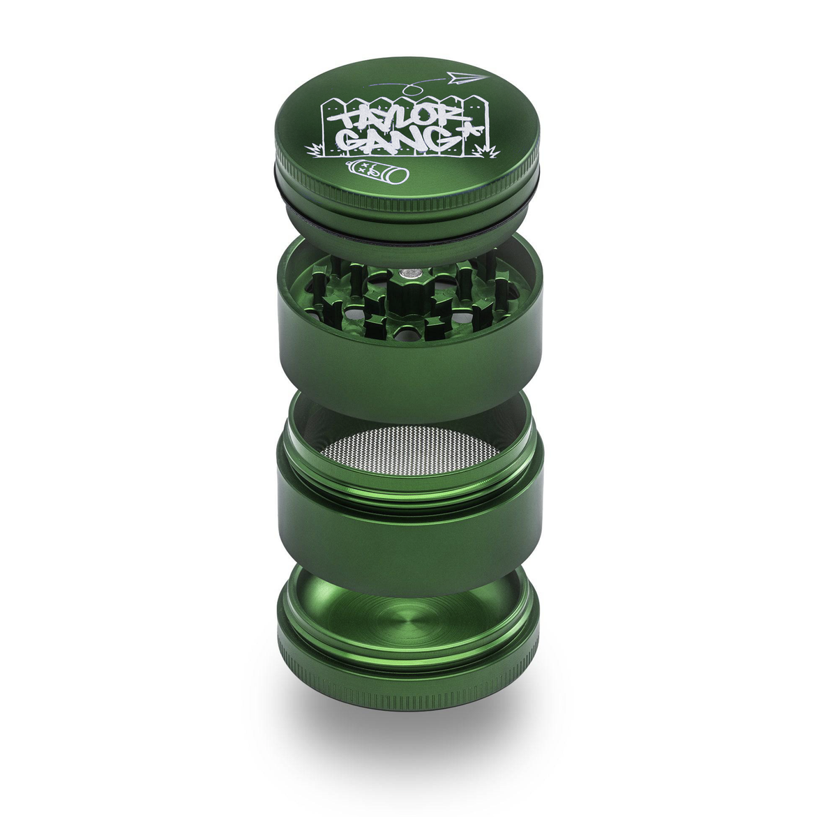 Aluminum 4 Piece Medium "TGOD" Grinders - Santa Cruz Shredder Retail