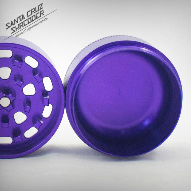 Medium 3 Piece Shredder - Purple