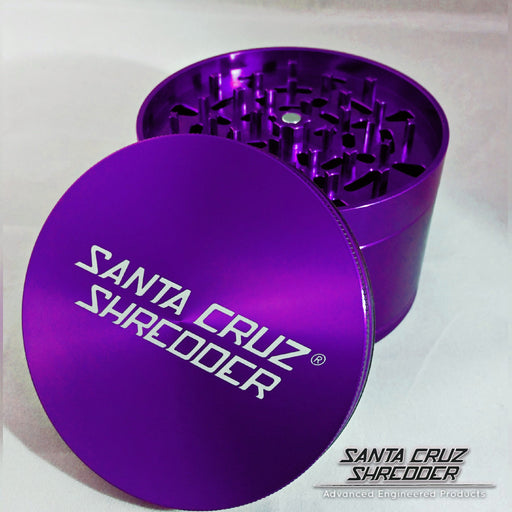 Santa Cruz Shredder Herb Grinder 4-Piece Small – Myxed Up Creations, Glass  Pipes, Vaporizers, E-Cigs, Detox