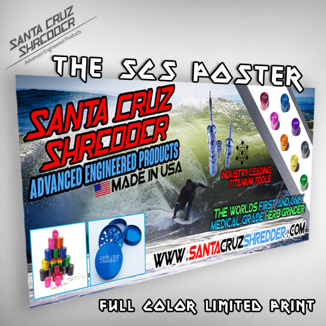 The Santa Cruz Shredder Poster - 24 x 48 Inches
